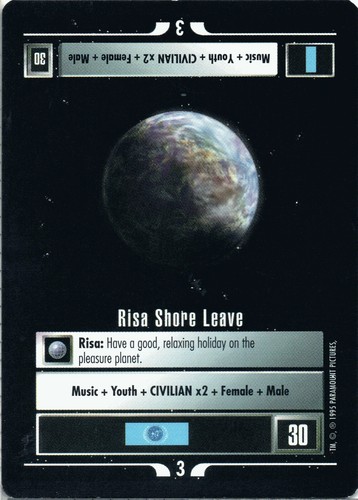 Star trek ccg - star, leave