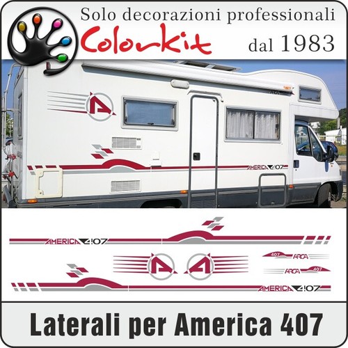 Adesivi laterali per camper