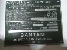 Targa willys jeep bantam