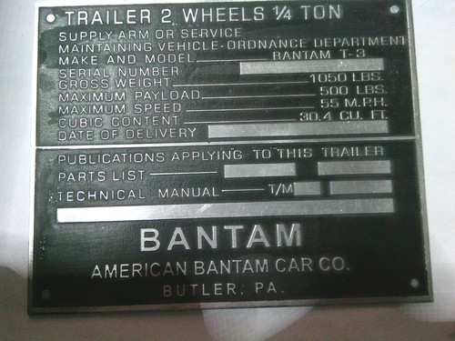 Targa willys jeep bantam