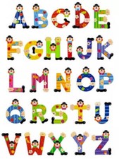 Sevi Alfabeto Clown, Lettere