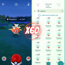 Magikarp (x60) Pokémon Go -