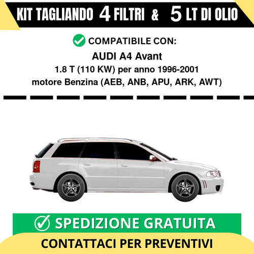 Tagliando per audi avant - a4,