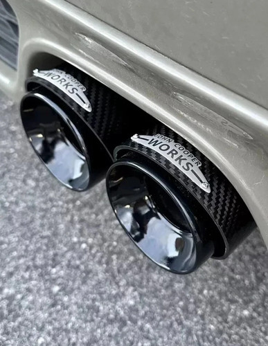 Punte scarico mini nere - di,