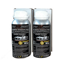 2 X RICARICA POLIMERO LIQUIDO BLU 800GR LUCIDATURA RIPRISTINO FARI AUTO
