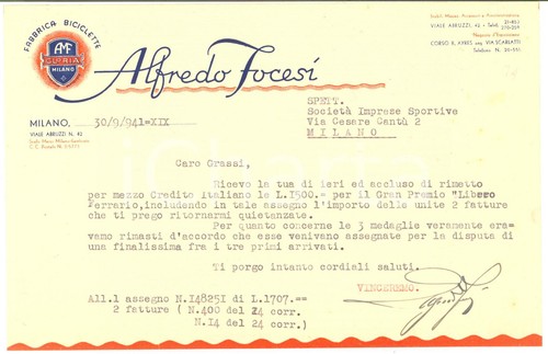 1941 ciclismo milano - 1941, amf