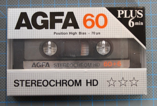 Cassette audio tape - audio, agfa