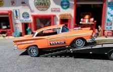 Slot car arancione 1957 - slot,