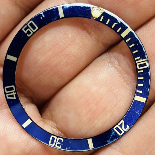 Rolex inserto blu rotto per