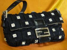 AUTHENTIC VINTAGE FENDI BAGUETTE SWAROVSKI CRYSTALS 
