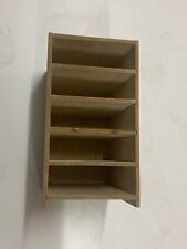 Porta Riviste Legno Artigianale Dimensioni 38x28x21 Con 5 Cassetti Da 6 cm