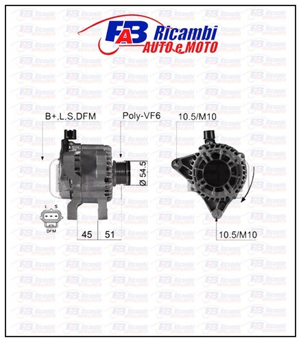 Alternatore ford fiesta - ford,