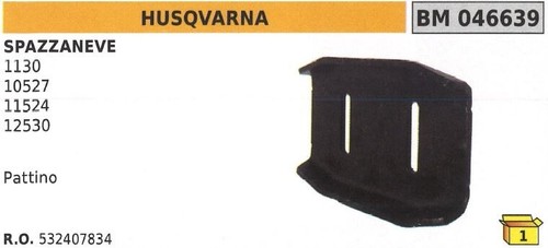 Pattino spazzaneve husqvarna - pattino,