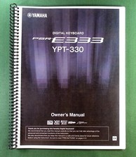 Yamaha psr e333 ypt - psr-e333, ypt-330
