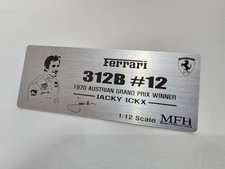 Targa nome metallo 1/12