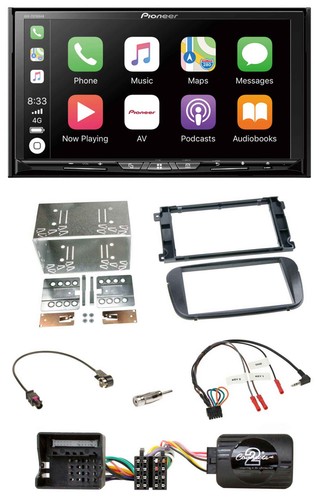 Pioneer 2din volante usb dab - 2din,