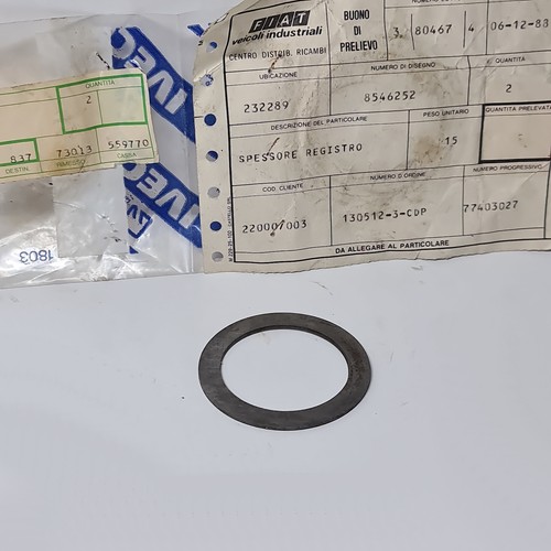 Anello spessore registro - anello,