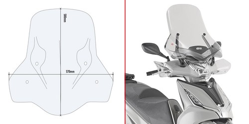 Givi parabrezza solo - parabrezza,