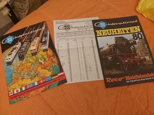 Catalogo trenini roco 80 - catalogo, '80