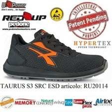 UPOWER SCARPE LAVORO ANTINFORTUNISTICA TAURUS S3 SRC ESD U-POWER RP20114 RED UP