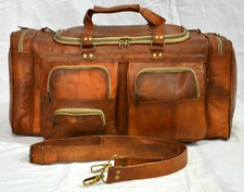 Borsone uomo 24" vera pelle