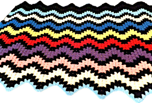 Coperta afgano lancio giro - coperta,