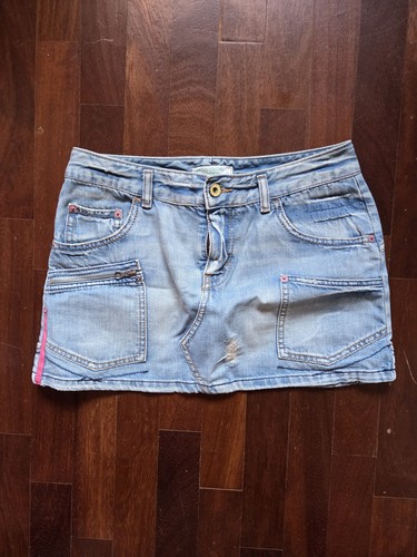 Minigonna jeans benetton - in,