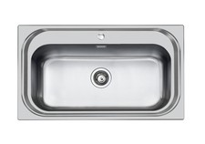 FOSTER S.1000 1180550 Lavello Cucina Acciaio Semifilo Monovasca Inox 865x505 mm