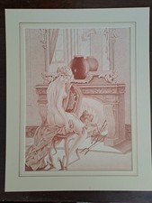 Disegno Antico. Sanguigna su carta, cm 29,5x39,5; con passepartout cm 40x50;