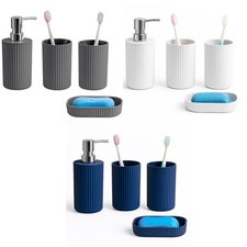 Accessori Bagno Set 4 Pezzi