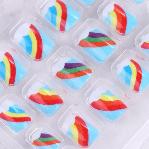 Set nuvola arcobaleno punte - arcobaleno,