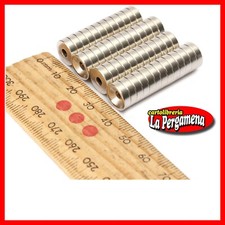 10 MAGNETI NEODIMIO 10X3  mm +
