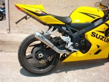 Suzuki GSXR 600 750 2004-2005 MassMoto Terminale Scarico Tromb Inox Nuovo