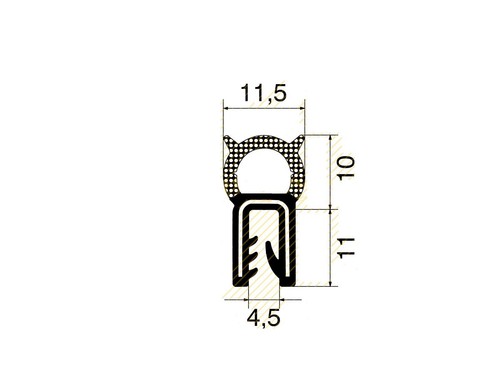 Guarnizione seal rubber baule