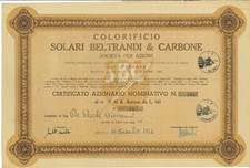 Azioni. SOLARI BELTRANDI &