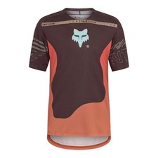 FOX MTB Maglia Ss Flexair Elevata a Manica Corta Mountainbike Jersey Downhill