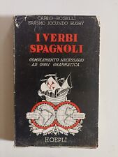 Boselli Bughy I verbi spagnoli complemento necessario ad ogni grammatica Hoepli