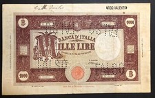 1000 lire large M 1946 fake