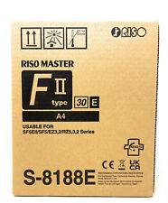 RISOGRAPH S-8188E MASTER ROLL ORIGINALE A4 EZ200/RZ200/RZ300/EZ300/SF5E/EZ3/RZ5