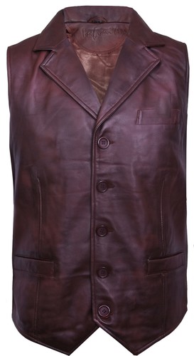Uomo morbido marrone gilet - uomo,