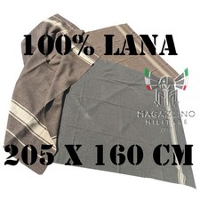 Coperta Lana 100% originale Militare Esercito Italiano Casermaggio Equitazione U