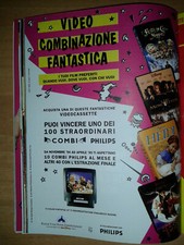 Pubblicità Advertising Werbung PHILIPS COMBI TV COLOR 14" 1994