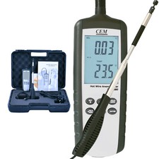 Anemometro misuratore vento misuratore di flusso d'aria sonda di resistenza termica 