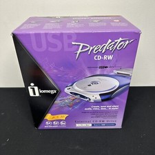 Unità CD-RW esterna USB 4x4x6 Iomega 31119 Predator Predator - NUOVA SIGILLATA in fabbrica