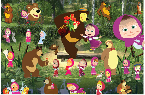 Clipart masha and bear - clipart,