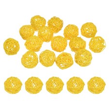 15pz palline di vimini e