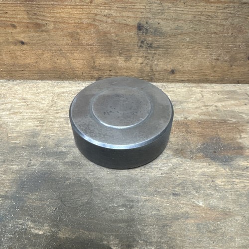 Vintage round steel bench - vintage,