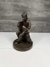 Statuina in resina bronzo