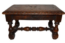 ANTICO SGABELLO IN ROVERE EPOVCA '800 FRANCESE