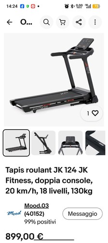 Tapis roulant 124 jk - tapis,